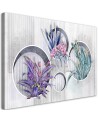 Pastel purple flowers - Modern canvas print | FEEBY