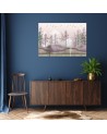 Birds above the forest - Modern Canvas painting for the living room | FEEBY