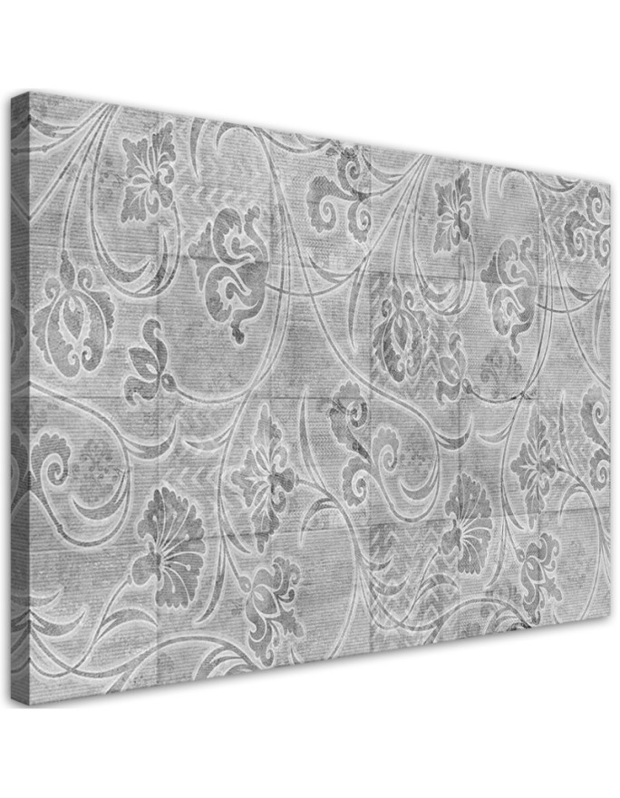 Grey tiles - Canvas prints for the living room | FEEBY