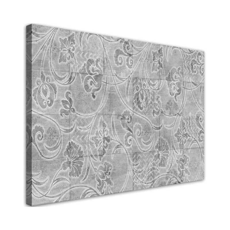 Grey tiles - Canvas prints for the living room | FEEBY