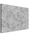 Grey tiles - Canvas prints for the living room | FEEBY