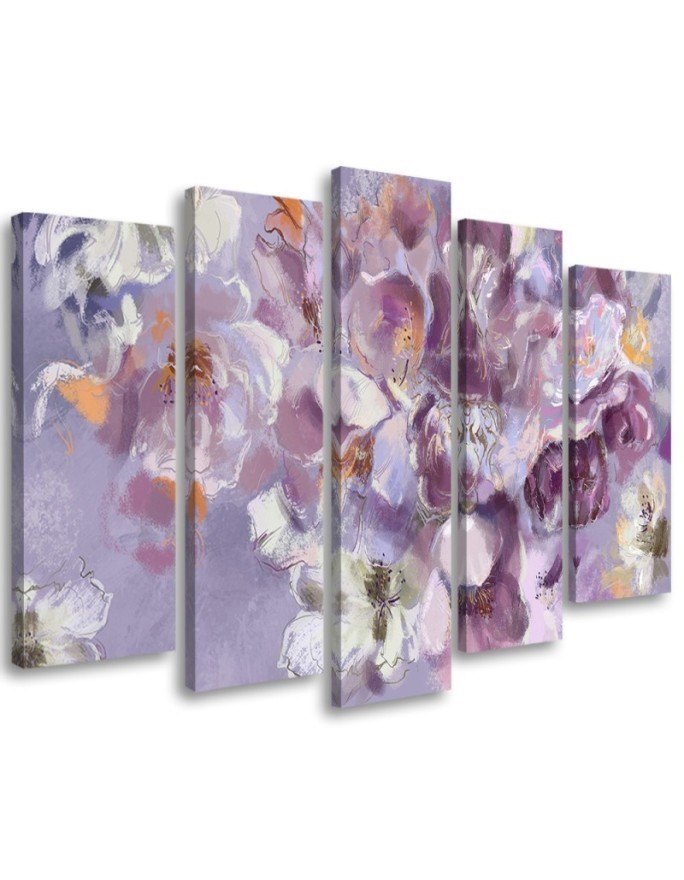 Iris flower - Painting for the living room | FEEBY