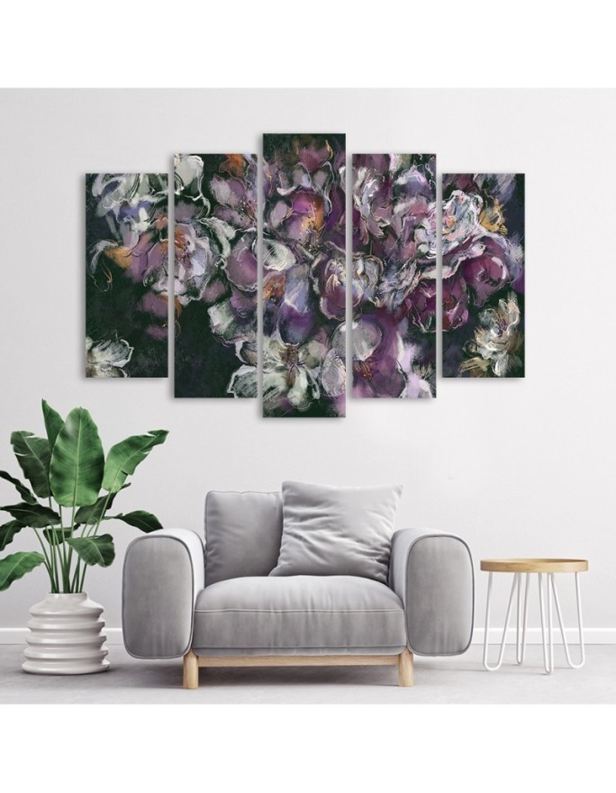 Iris flower - Multipart canvas print | FEEBY