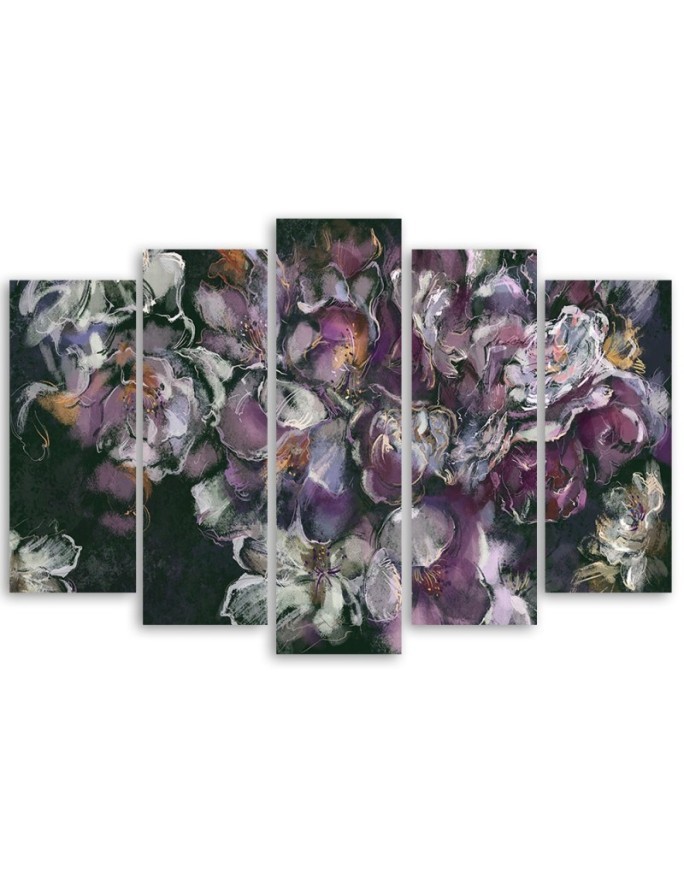 Iris flower - Multipart canvas print | FEEBY