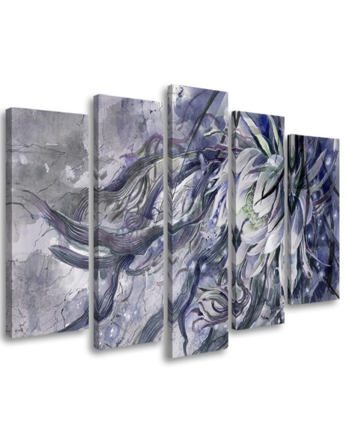 Modern painting for bedroom - Flower of the queen of the night | FEEBY