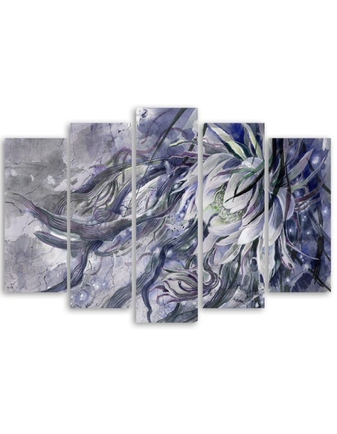 Modern painting for bedroom - Flower of the queen of the night | FEEBY