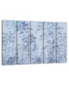 5-part painting - Tall thin trees | FEEBY