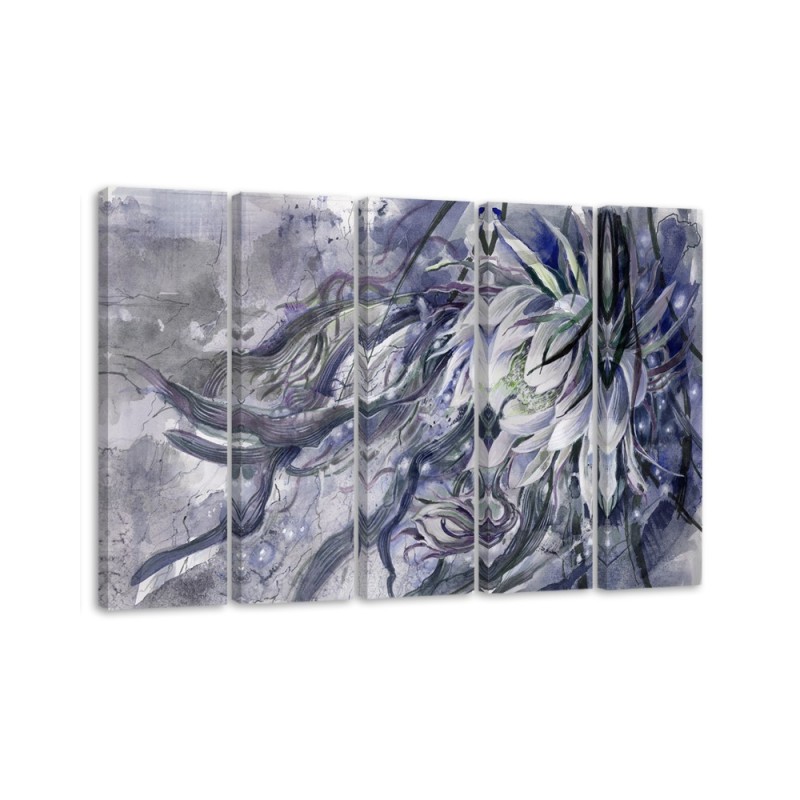 Wall art painting - Queen of the night flower | FEEBY