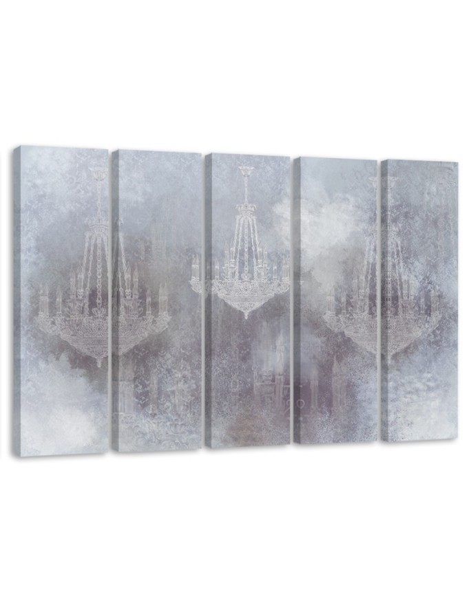 Chandelier - 3D Canvas painting for living room | FEEBY