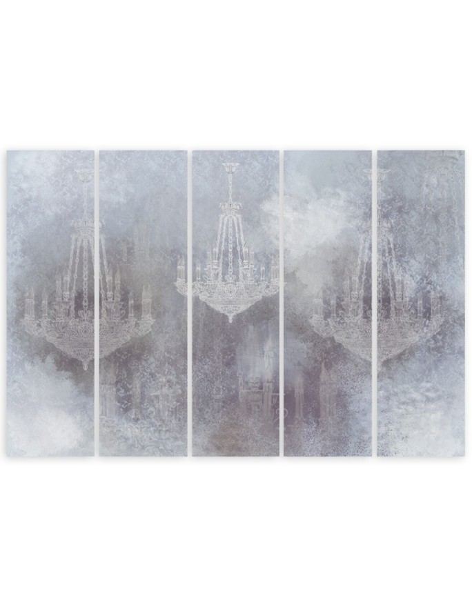 Chandelier - 3D Canvas painting for living room | FEEBY