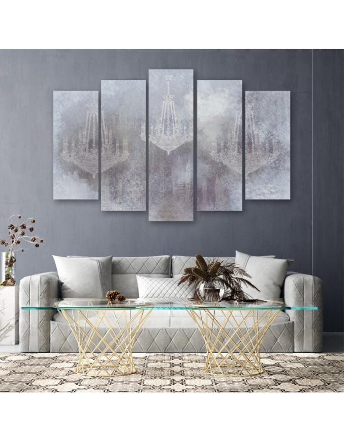 Chandeliers - Multi-part picture for living room | FEEBY