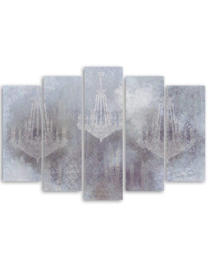 Chandeliers - Multi-part picture for living room | FEEBY