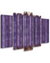3-part picture - 3D colourful windows | FEEBY