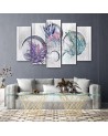 Flower decoration  - Canvas print 5 parts | FEEBY