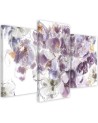 3 piece Iris flower - Multipart canvas painting | FEEBY