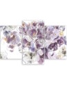 3 piece Iris flower - Multipart canvas painting | FEEBY