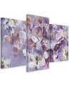 3-piece painting - Iris flower | FEEBY