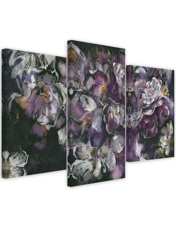 Iris flower - Canvas Painting for the bedroom | FEEBY