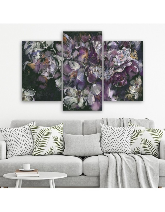 Iris flower - Canvas Painting for the bedroom | FEEBY
