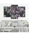Iris flower - Canvas Painting for the bedroom | FEEBY