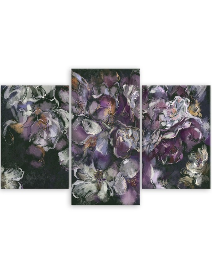 Iris flower - Canvas Painting for the bedroom | FEEBY