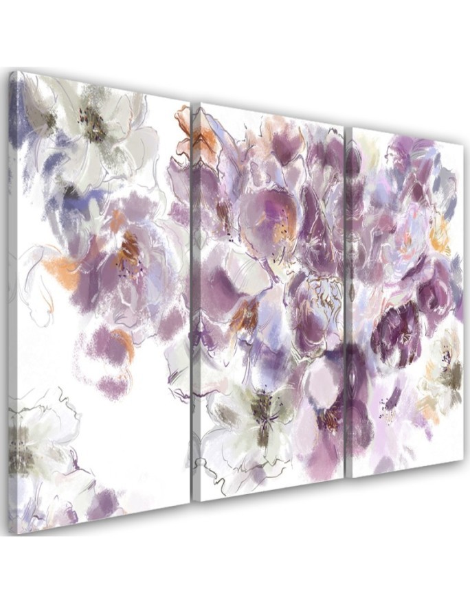 Iris flower - Canvas print for the living room | FEEBY