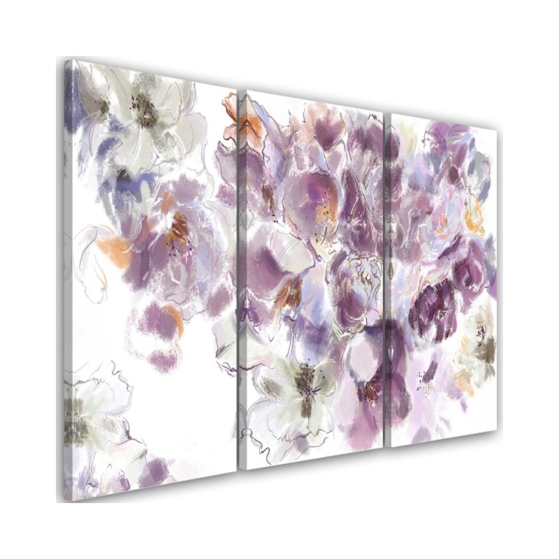 Iris flower - Canvas print for the living room | FEEBY