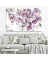 Iris flower - Canvas print for the living room | FEEBY