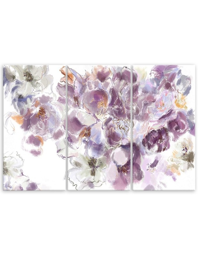 Iris flower - Canvas print for the living room | FEEBY