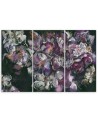 Iris flower - 3 piece Canvas print for living room canvas | FEEBY