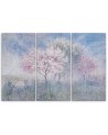 Canvas print - Flowering tree in a meadow old faded | FEEBY