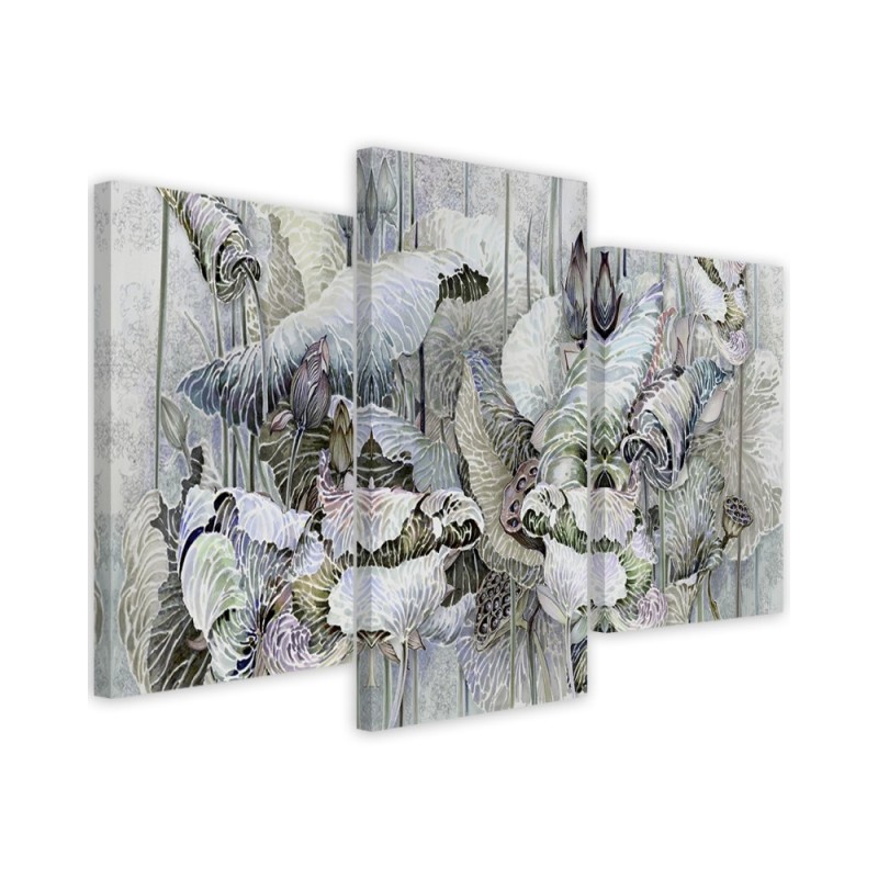 Modern painting for bedroom - Holy lotus flowers | FEEBY