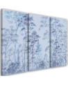 Wall art painting for living room - Tall thin trees | FEEBY