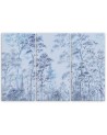 Wall art painting for living room - Tall thin trees | FEEBY