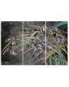 Modern canvas painting - Irises flowers in the wind | FEEBY