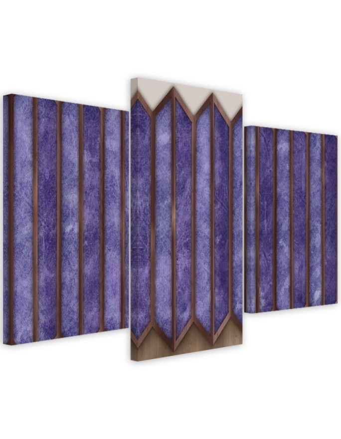 Modern painting for living room - Colourful 3D windows | FEEBY