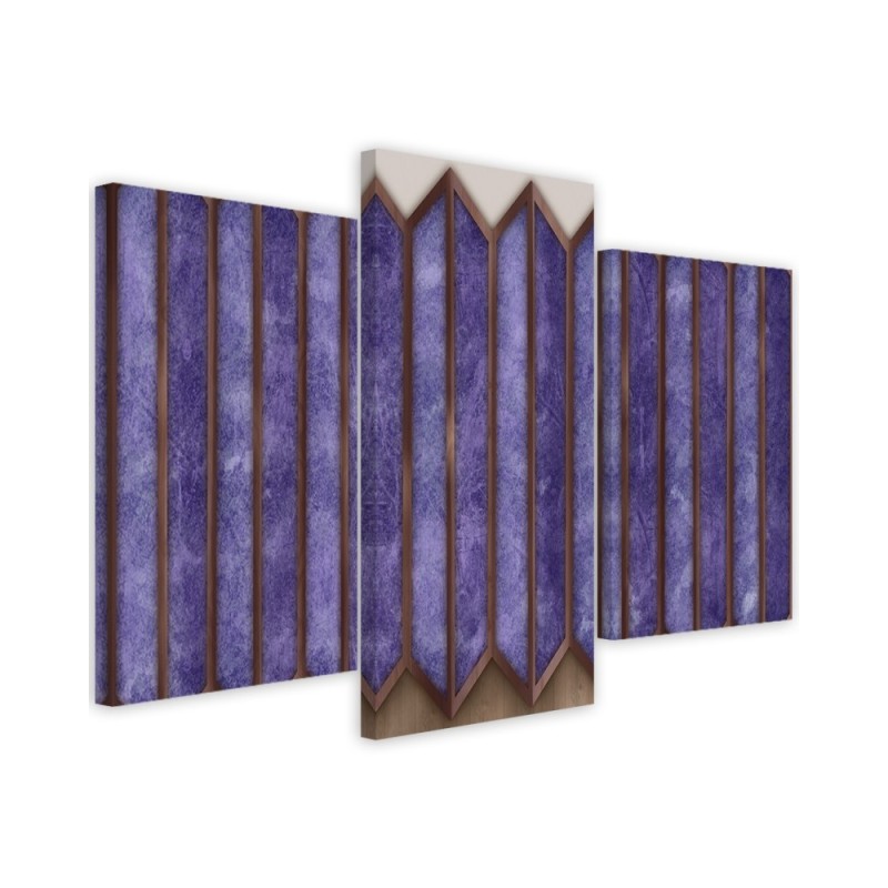 Modern painting for living room - Colourful 3D windows | FEEBY