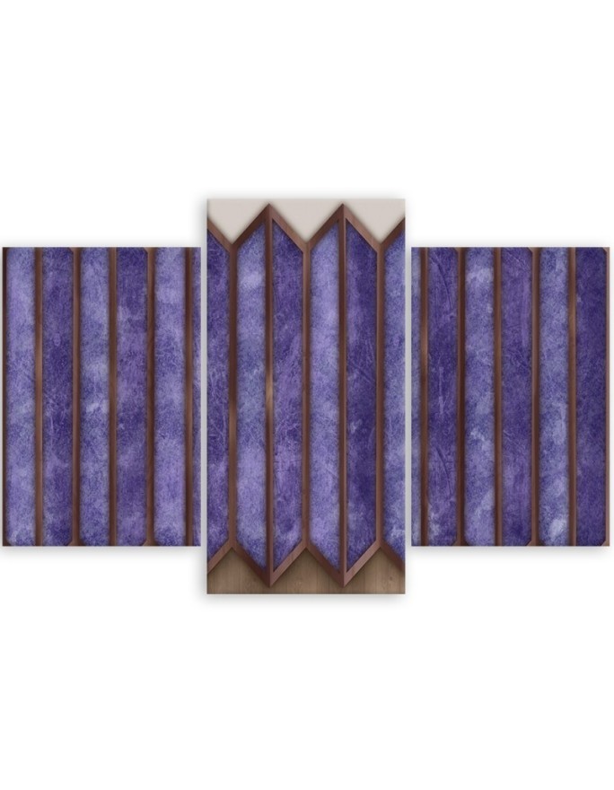 Modern painting for living room - Colourful 3D windows | FEEBY