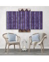 Modern painting for living room - Colourful 3D windows | FEEBY