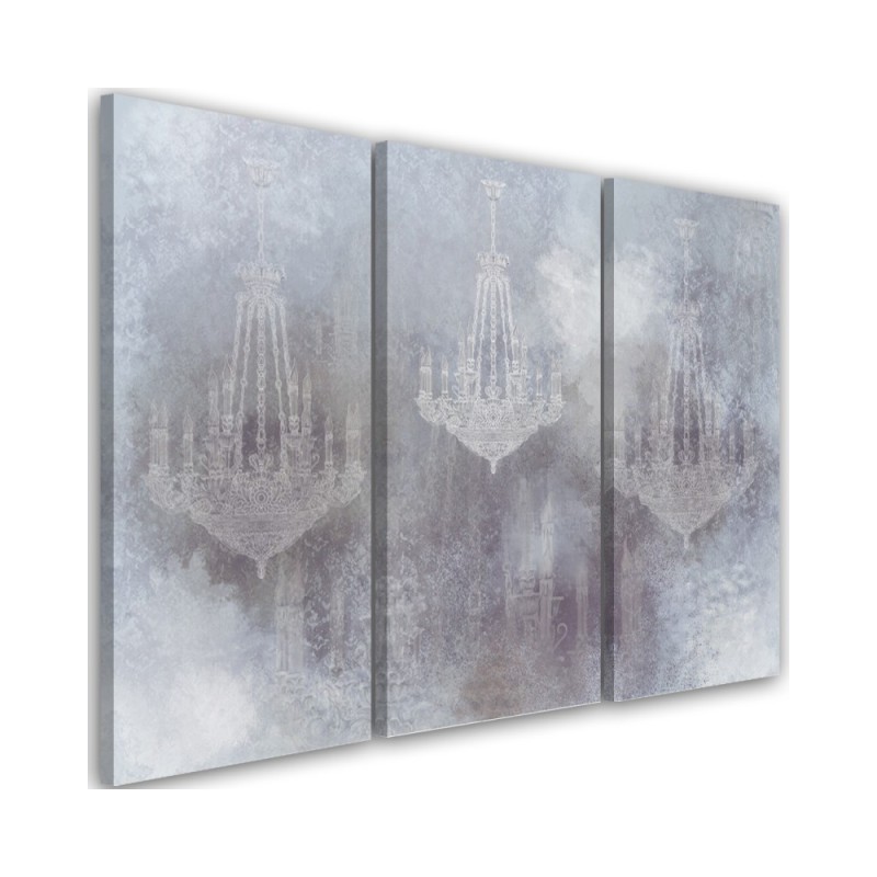 Chandeliers - Picture on Canvas for the bedroom | FEEBY