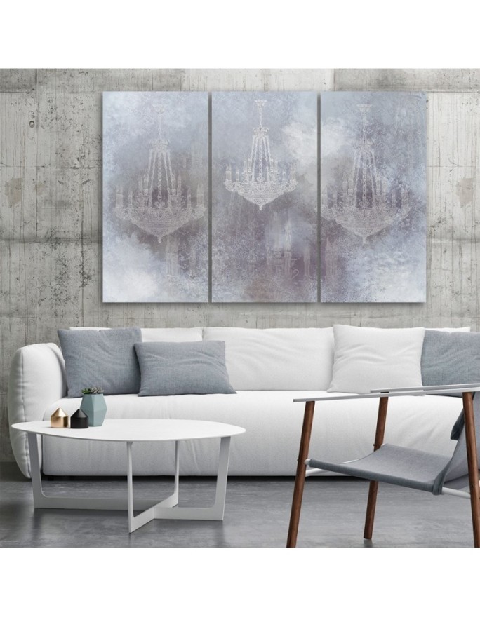 Chandeliers - Picture on Canvas for the bedroom | FEEBY