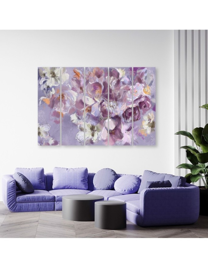 Iris flower - Modern wall painting | FEEBY