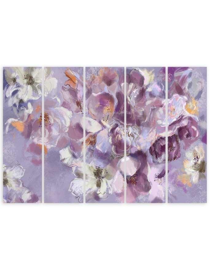 Iris flower - Modern wall painting | FEEBY
