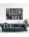 Iris flower - Modern Canvas painting for living room | FEEBY