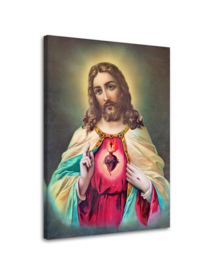 Canvas print Heart of Jesus...