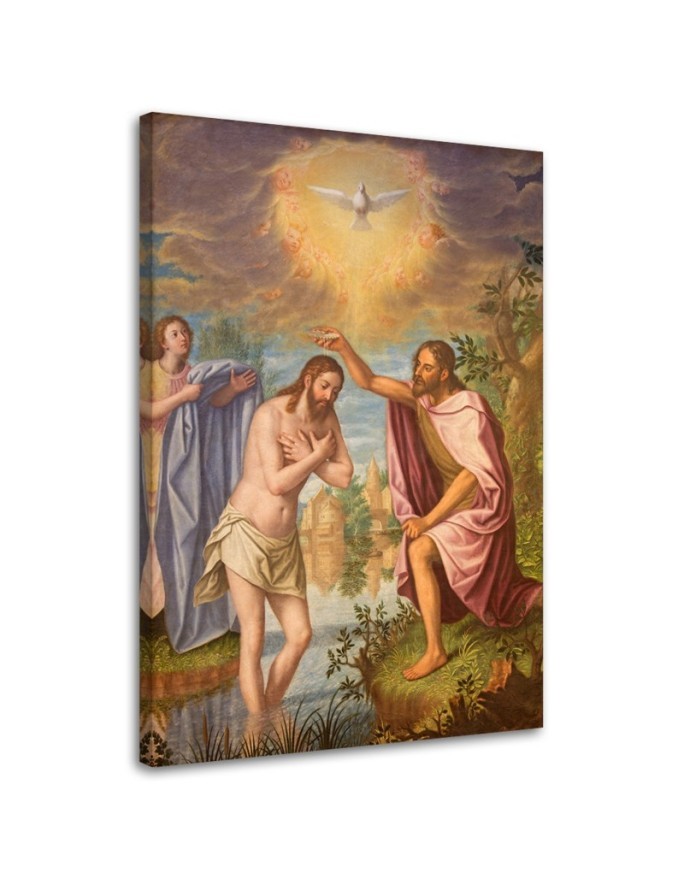 Reproduction Canvas paintings - Christ's baptism in the Jordan River Granada | FEEBY