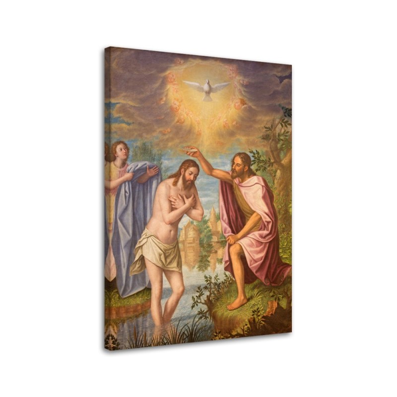 Reproduction Canvas paintings - Christ's baptism in the Jordan River Granada | FEEBY