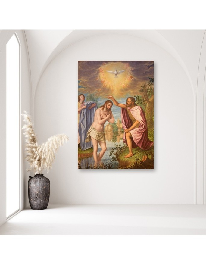 Reproduction Canvas paintings - Christ's baptism in the Jordan River Granada | FEEBY