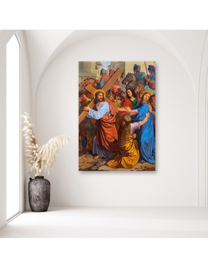 Reproductions of paintings - Jesus meets his mother - Stations of the Cross | FEEBY
