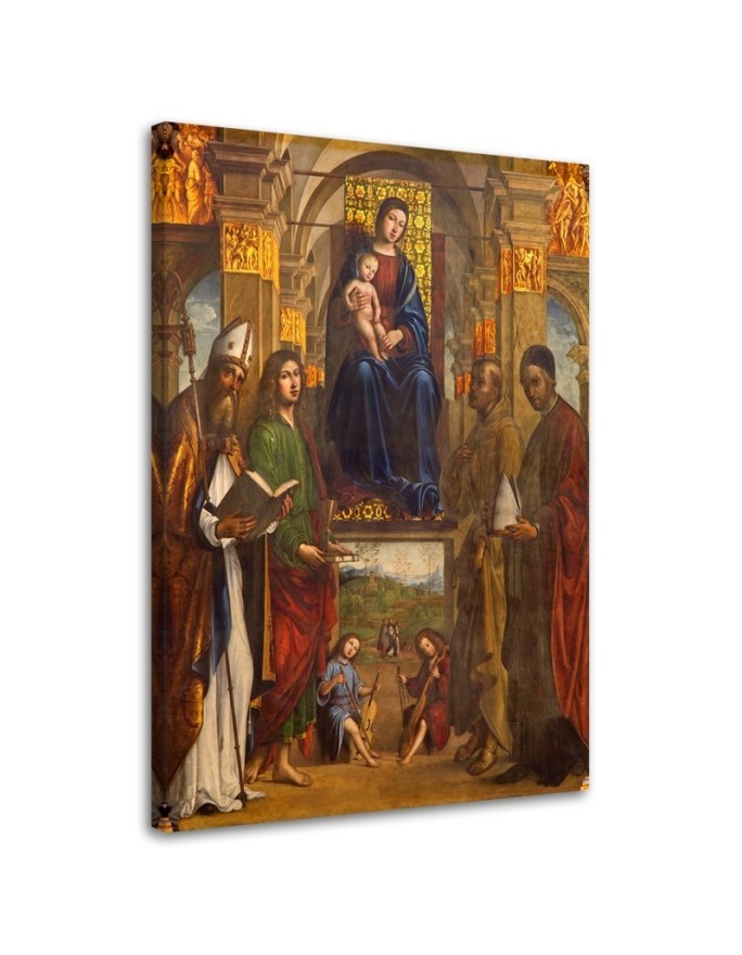Reproduction Canvas prints - Madonna and the Saints of Bologna | FEEBY